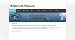 Desktop Screenshot of michigancichlid.com